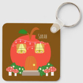 アップルフルーツフロッグハウス キーホルダー (裏面)