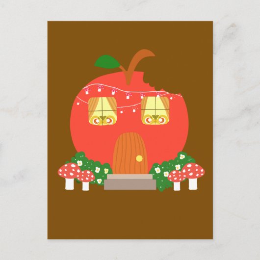 アップルフルーツフロッグハウス ポストカード (正面)