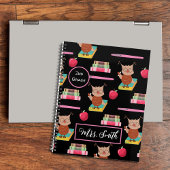 アップルブックスフクロウペンパターン先生ブラックプランナー プランナー手帳