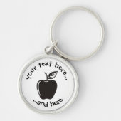アップルブラック キーホルダー (正面)