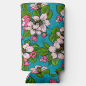 アップルブロッサムオンターコイズ スリム缶クーラー (裏面)