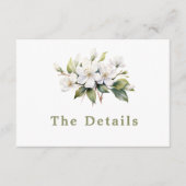 アップルブロッサムフラワーザ詳細エンクロージャカード エンクロージャーカード (正面)