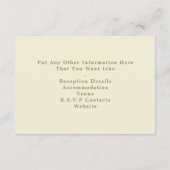 アップルブロッサムフラワーザ詳細エンクロージャカード エンクロージャーカード (裏面)