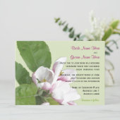 アップルブロッサム結婚式招待状 招待状 (スタンド正面)