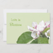 アップルブロッサム結婚式招待状 招待状 (裏面)