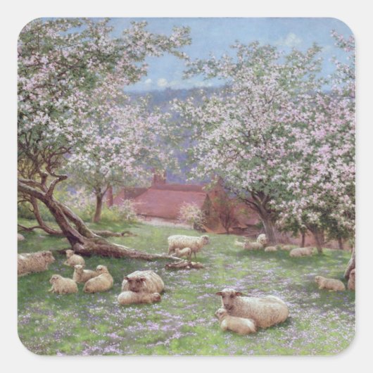 アップルブロッサム スクエアシール (正面)