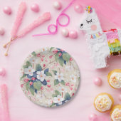 アップルブロッサム（白） ペーパープレート (パーティー)