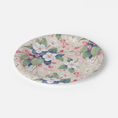 アップルブロッサム（白） ペーパープレート (アングル)