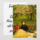 アップルブロッズ春ファインアート 招待状 (正面/裏面)