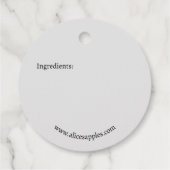 アップルプライスラベル自家製コンディション フェイバータグ (裏面)