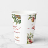 アップルベビーシャワー秋男女兼用紙 紙コップ (右)