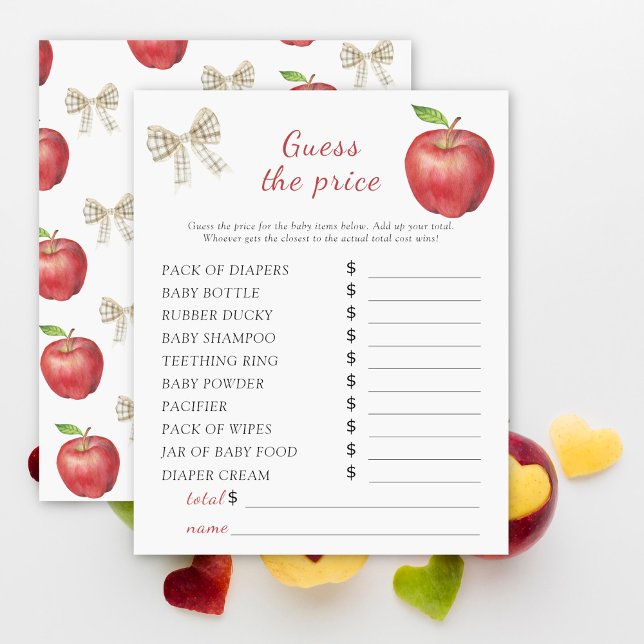 アップルベビーシャワー – 価格を推測ゲーム (クリエイターアップロード済み)