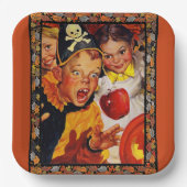 アップルボビングの危険 ペーパープレート (正面)