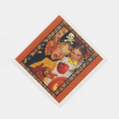 アップルボビング危険ペーパーナプキン スタンダードランチョンナプキン (角)