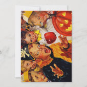 アップルボビング危険 – 面白いハロウィーン装飾 招待状 (正面)