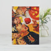 アップルボビング危険 – 面白いハロウィーン装飾 招待状 (スタンド正面)