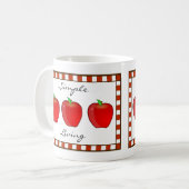 アップルマグ コーヒーマグカップ (正面左)