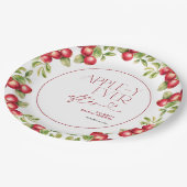 アップルモダンブライダルシャワーの後にアップリー ペーパープレート (アングル)