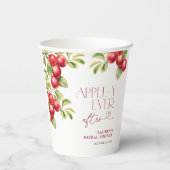 アップルモダンブライダルシャワーの後にアップリー 紙コップ (裏面)