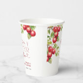 アップルモダンブライダルシャワーの後にアップリー 紙コップ (右)