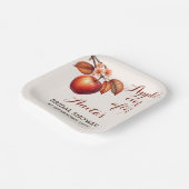 アップルリー エバー アフター フォール ブライダル シャワー ペーパープレート (傾斜あり)