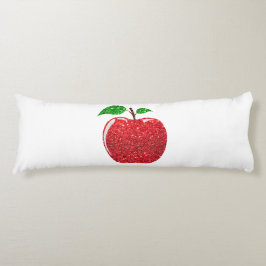 アップルレッドフェイクグリッター ボディピロー