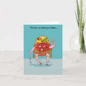 アップルロッククライマーおもしろいフルーツ カード (正面)