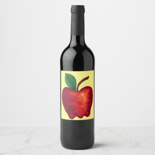 アップルワイン ワインラベル (正面)