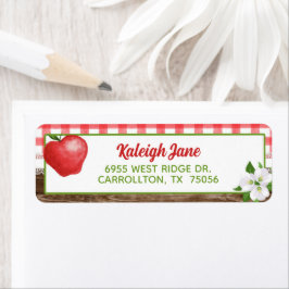 アップル住所 シール