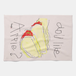 アップル好き？ キッチンタオル