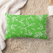アップル春グリーンフローラ ランバークッション (ブランケット)