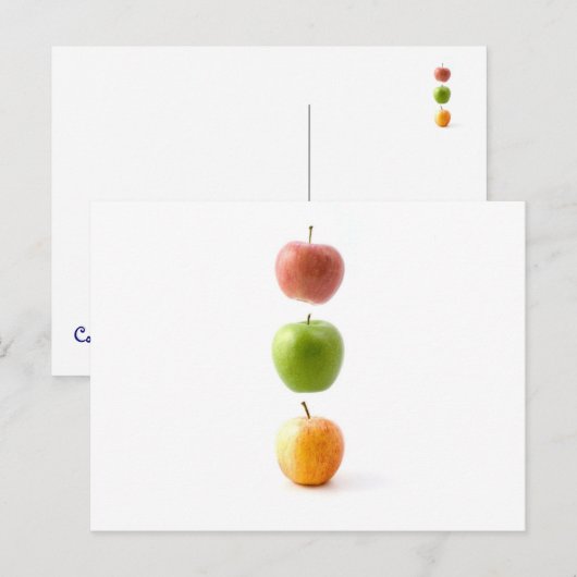 アップル時間 ポストカード (正面/裏面)