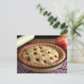 アップル焼いた付き冷却ラックにアップルパイ ポストカード (スタンド正面)