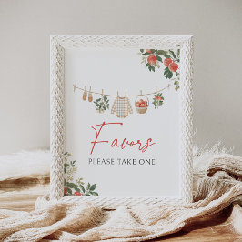 アップル秋ベビーシャワー親善署名 ポスター