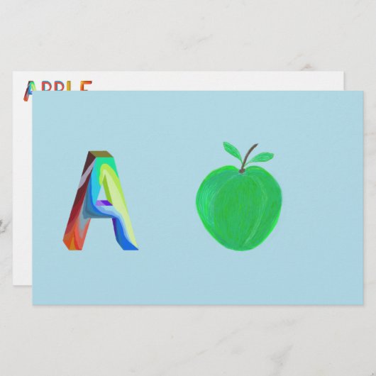 アップル紙 (正面/裏面)