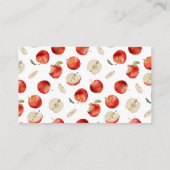 アップル素朴おむつラッフルチケット エンクロージャーカード (裏面)