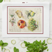 アップル絵を描のEVEイラストレーション キッチンタオル (折り畳み)