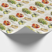 アップル絵を描のEVEイラストレーション ラッピングペーパー (角)