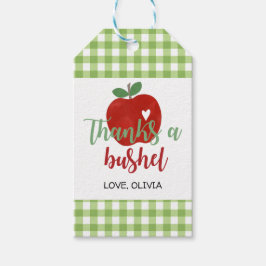 アップル誕生日感謝していアブッシェル好意ギフトラベル ギフトタグ