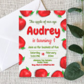 アップル誕生日招待状 招待状