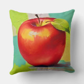 アップル鮮やかの静物詩 クッション (裏面)