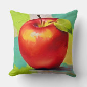 アップル鮮やかの静物詩 クッション (正面)