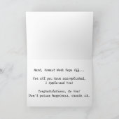 「アップル」の祝賀状 カード (内部)