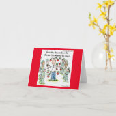 アップル ア デイ 面白い コミック リック ロンドン カード (黄色い花)