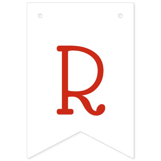 アップル・イが追いかけて!ブライダルシャワー装飾 バンティングフラッグ (第3の旗)