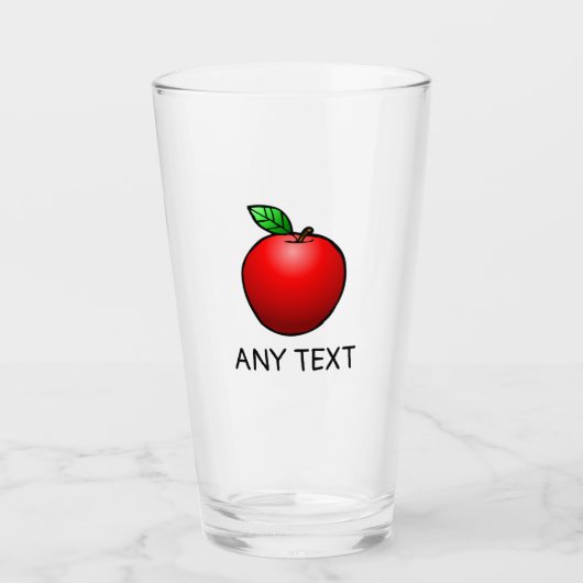 アップル ガラスタンブラー (正面)