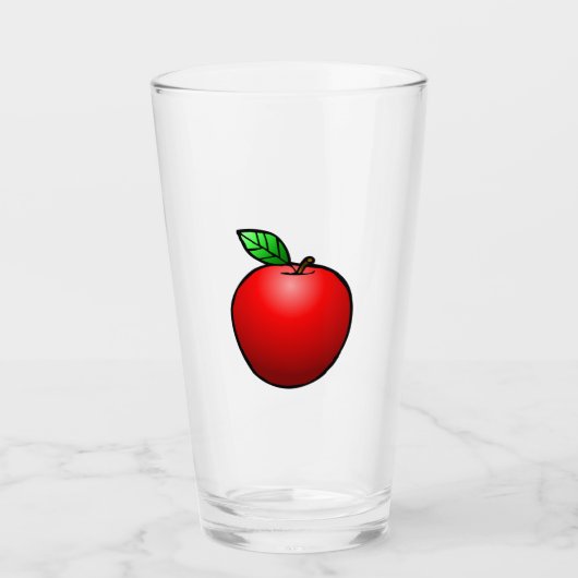 アップル ガラスタンブラー (正面)