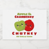 アップル&クランベリーチャツニー フードラベル (シングルラベル)