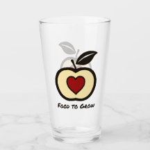 アップル&ハート 赤と黒のFood to Growロゴ