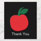 アップル フルーツ ワインラベル (シングルラベル)